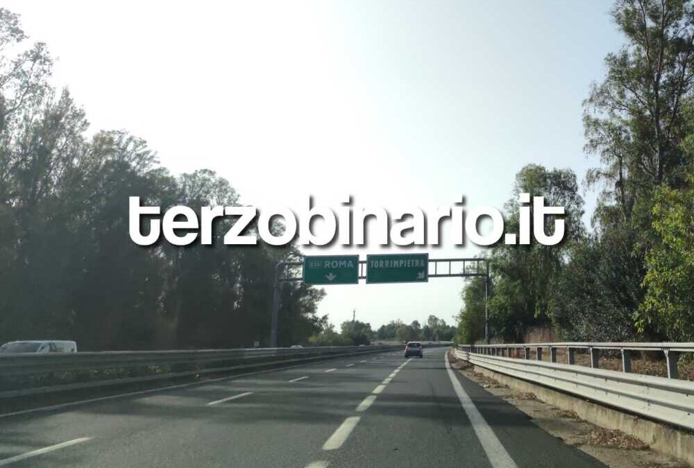 Sulla A12 chiude quattro notti l’uscita Torrimpietra