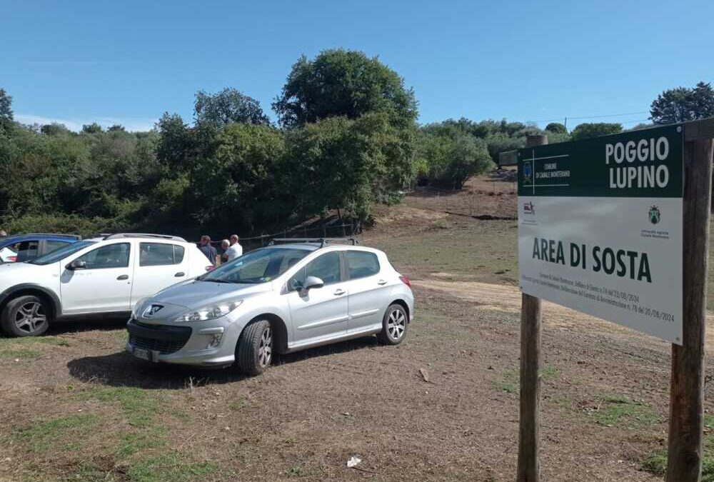 Nuova area di sosta “Poggio Lupino” a Canale Monterano