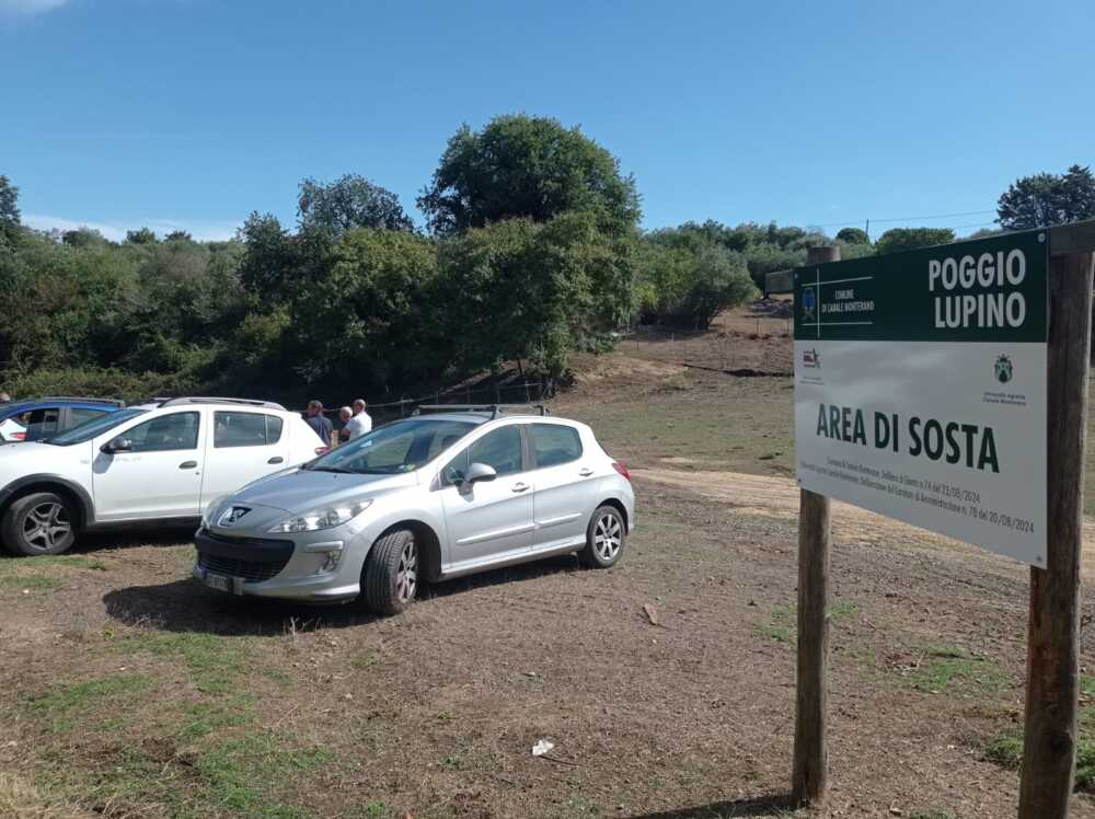 area di sosta “Poggio Lupino” a Canale Monterano