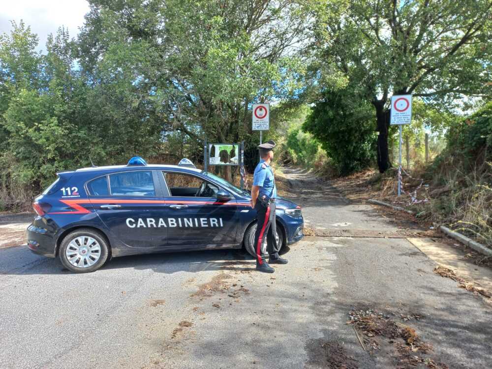 carabinieri bosco cascatelle cerveteri 2