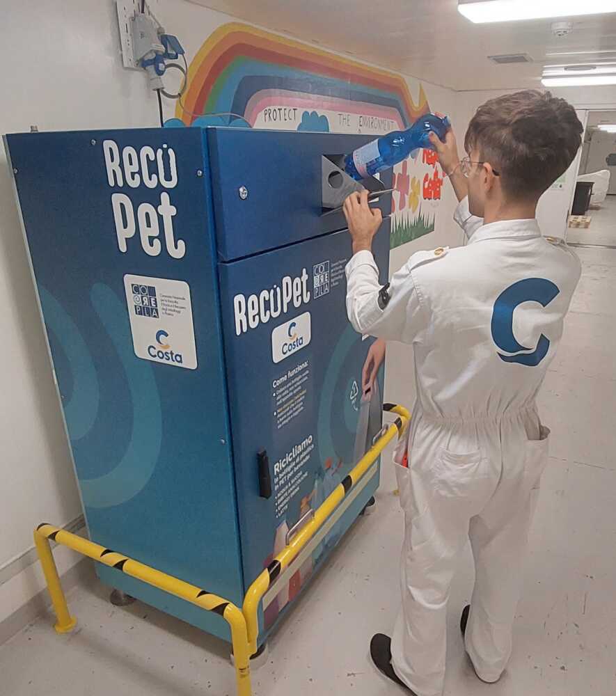 ecocompattatore corepla costa pet plastica