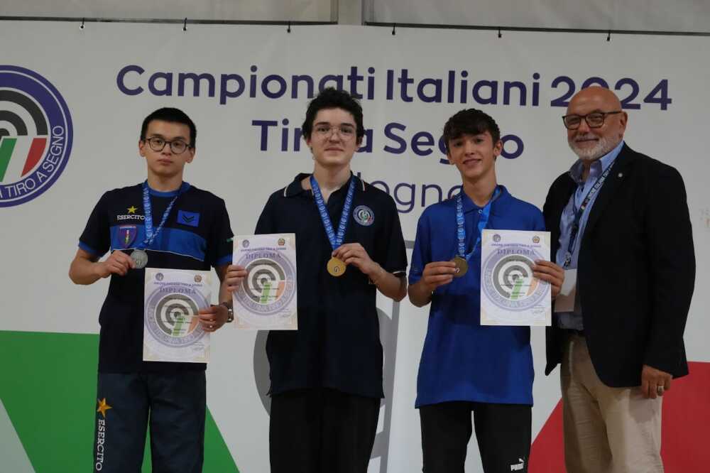 il tiro a segno di Bracciano campione d'italia