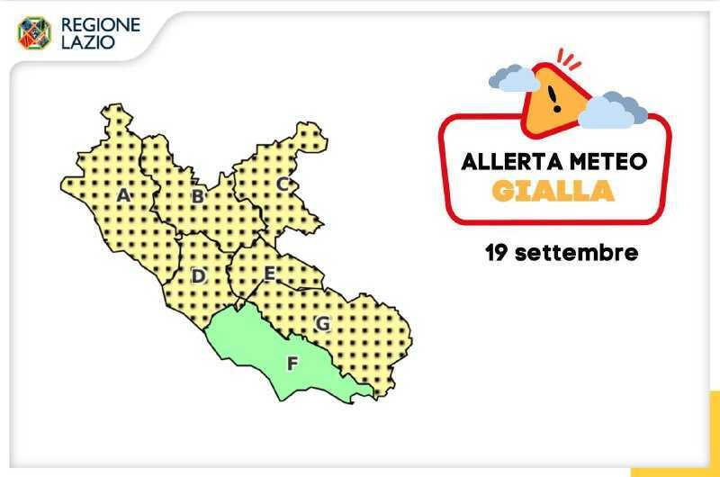 allerta meteo 19 settembre