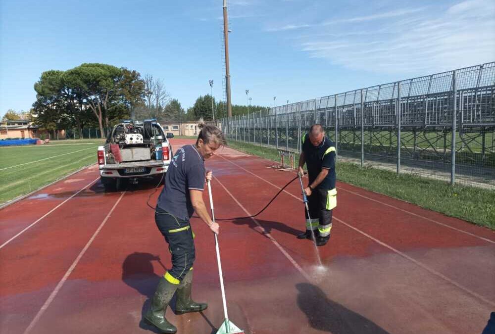 Alluvione in Emilia Romagna, la Protezione Civile comunale di Cerveteri porta assistenza a Bagnacavallo