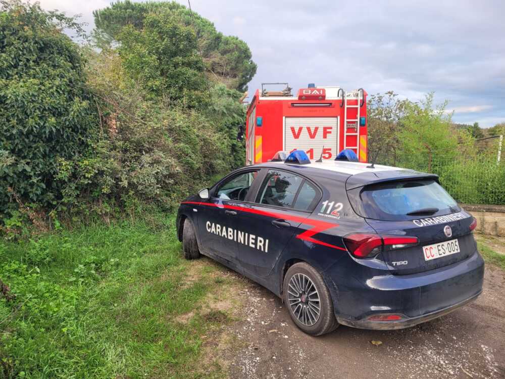 vvf vigili fuoco pompieri carabinieri manziana