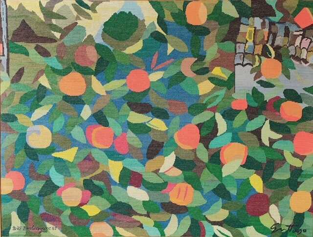 Niki Berlinguer, da Renato Guttuso(Aranceto), 103×136 cm,1987 Niki Berlinguer, da Renato Guttuso(Aranceto), 103x136 cm,1987