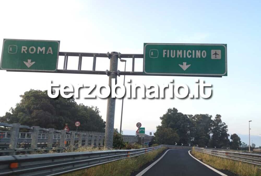 Chiuso una notte lo svincolo per l’aeroporto sulla A12
