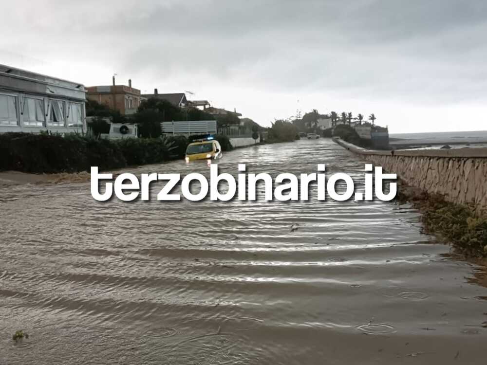 allagamento aurelia civitavecchia santa marinella allerta meteo