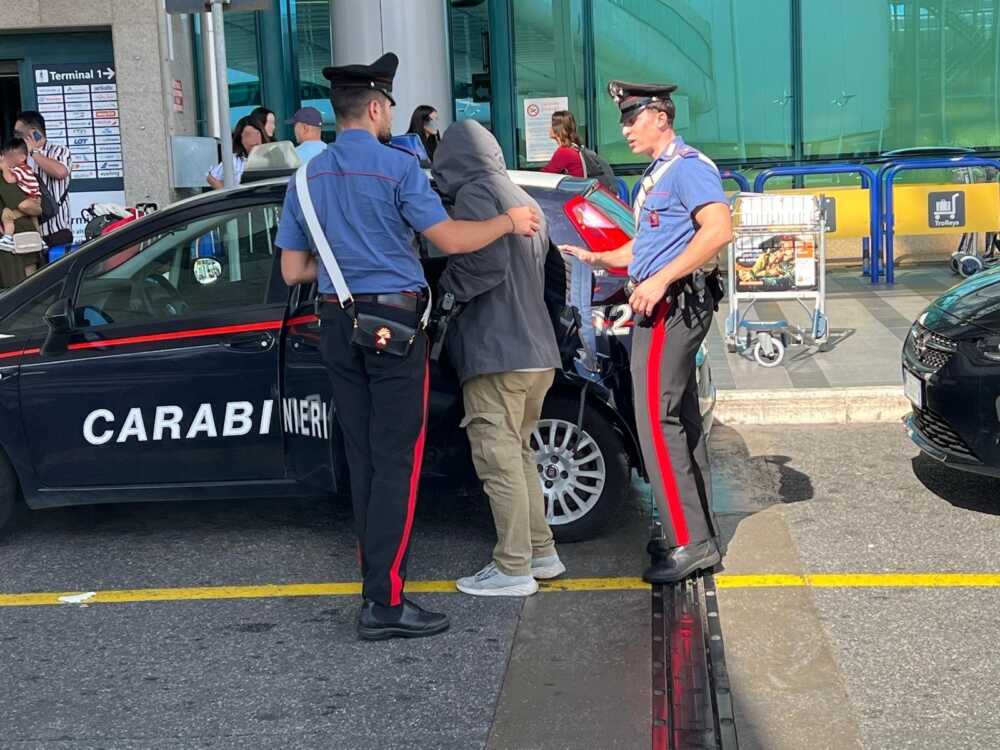 arresto AEROPORTI - I Carabinieri fiumicino