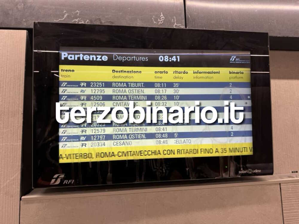 orario tabellone ritardi san pietro fl5 1