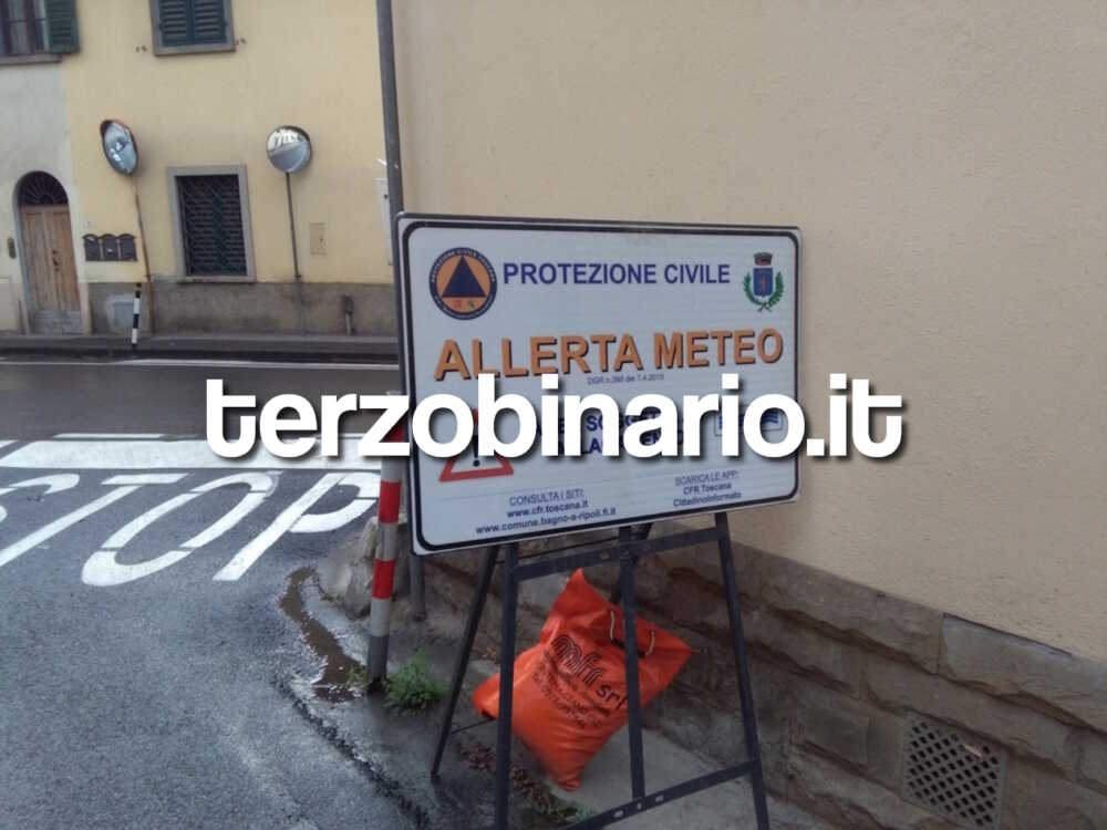 pericolo_allagamenti cartello strada allerta meteo prociv