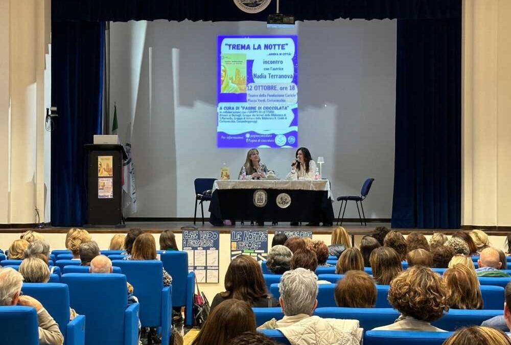 Libri, pienone a Civitavecchia per il confronto con la scrttrice Nadia Terranova