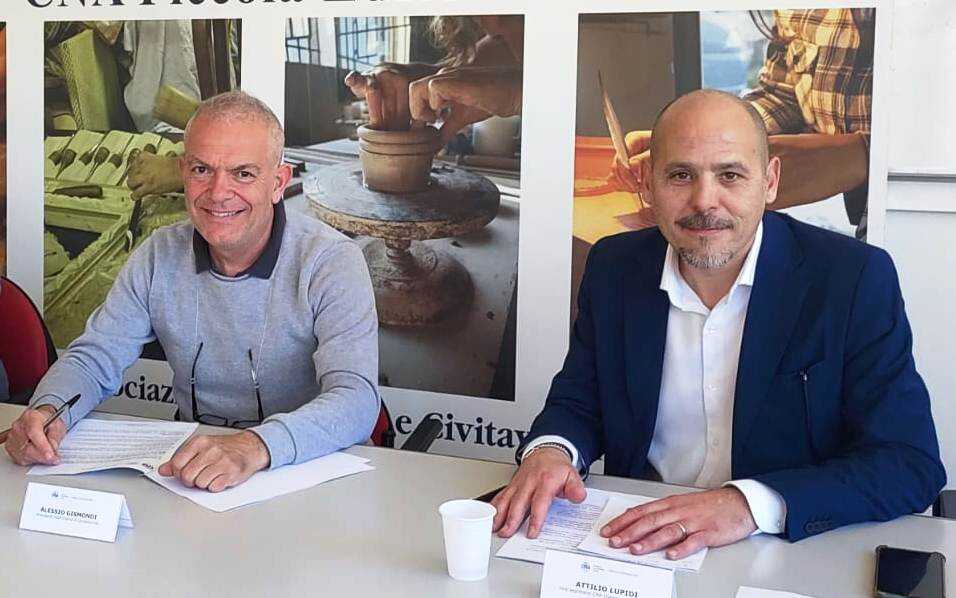 Alessio Gismondi e Attilio Lupidi cna