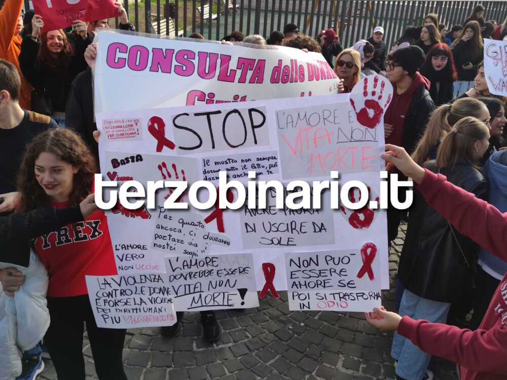 Corteo Femminicidio Civitavecchia violenza genere 2