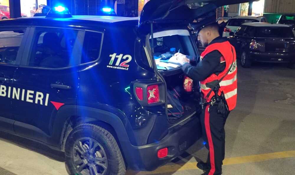 FRASCATI - I Carabinieri intervenuti a Tor Vergata (1)