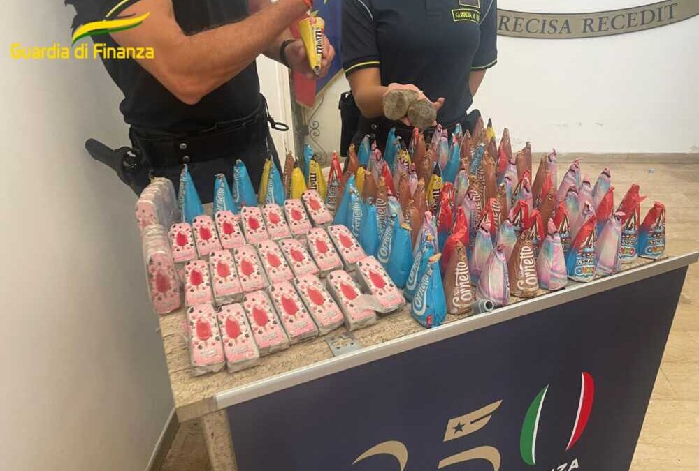 Ghiaccioli al gusto hashish trovati dalla Finanza di Roma