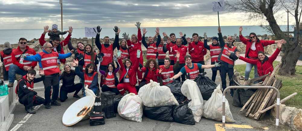 marina san pulizia spiaggia nuova acropoli