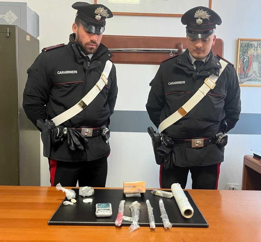 CIVITAVECCHIA - La droga sequestrata dai Carabinieri ladispoli