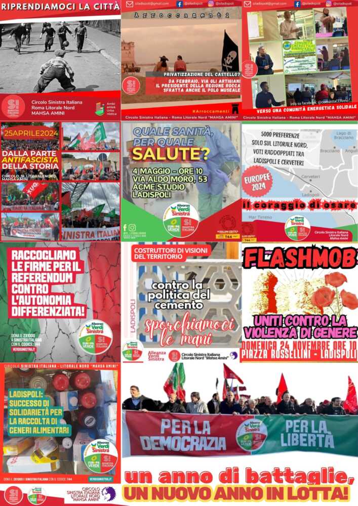 Circolo Sinistra Italiana Litorale Nord bilancio 2024