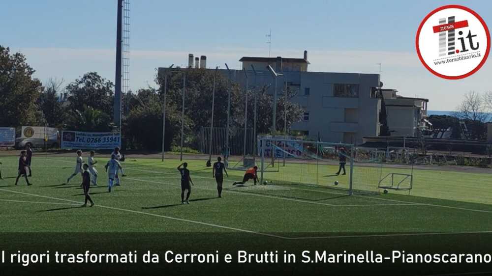 I rigori trasformati da Cerroni e Brutti in Santa Marinella - Pianoscarano 2