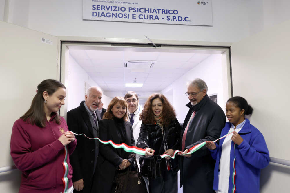 Inaugurato il Servizio Psichiatrico di Diagnosi e Cura dell’ospedale Giovan Battista Grassi di Ostia Inaugurato il Servizio Psichiatrico di Diagnosi e Cura dell’ospedale Giovan Battista Grassi di Ostia