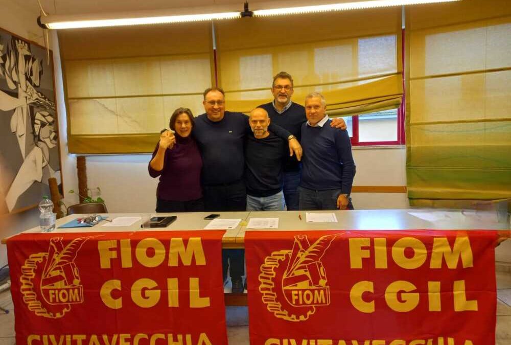 Angelo Zanecchia nuovo segretario generale della Fiom-Cgil di Civitavecchia Roma nord Viterbo