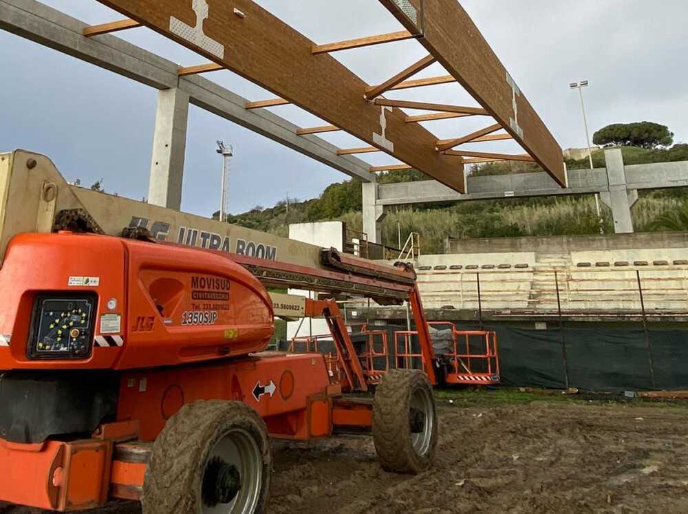 copertura lavori piscina santa marinella