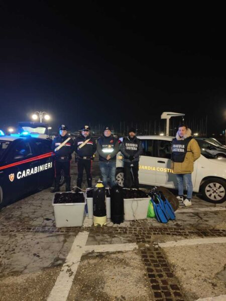 guardia costiera echinodermi ricci santa severa (2)