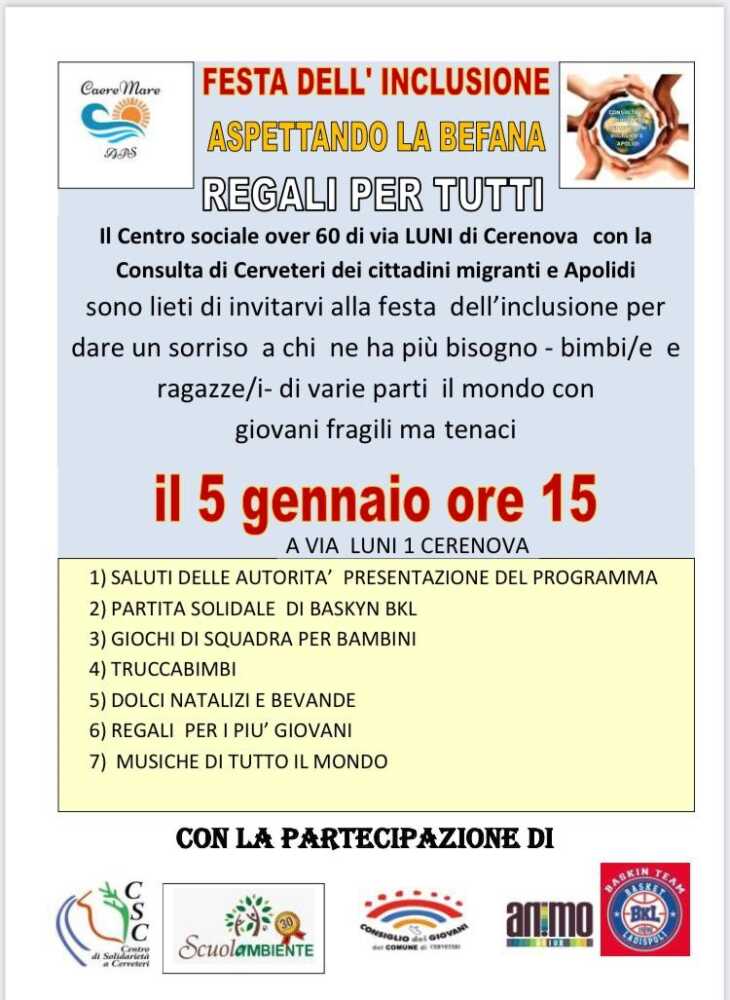 5 gennaio apolidi cerveteri