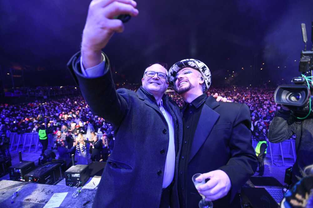 Capodanno 2025 roma boy george guatieri