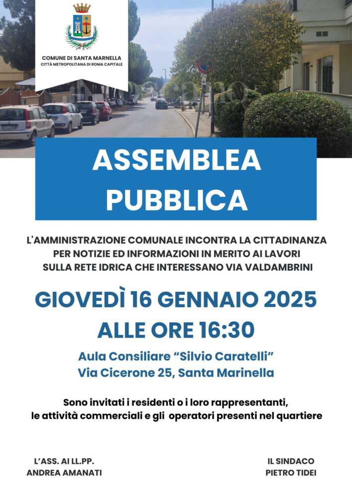 assemblea valdambrini santa marinella