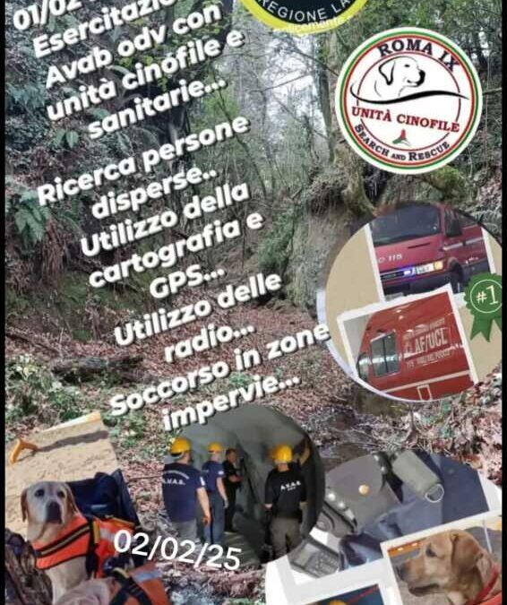 L’Avab Bracciano festeggia i 35 anni… con un’esercitazione