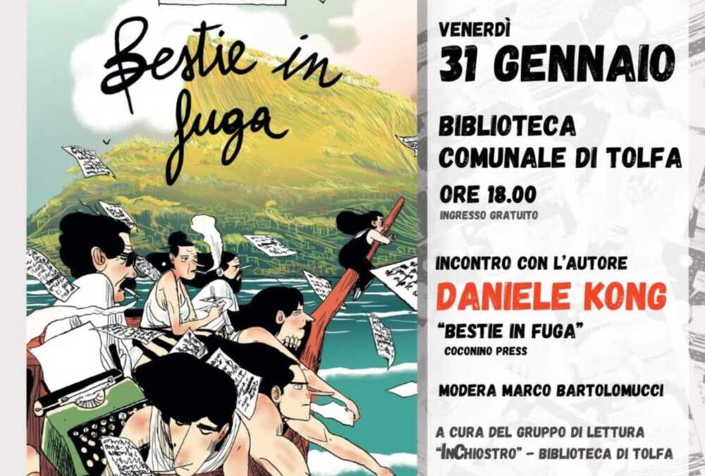 A Tolfa si parla del graphic novel “Bestie in fuga”
