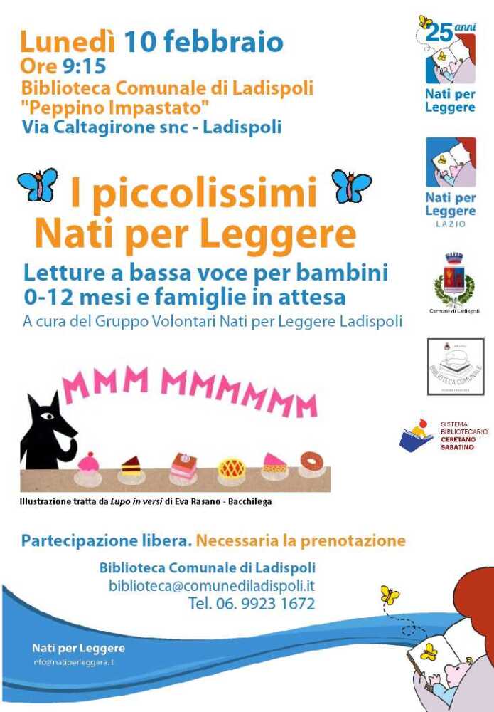 nati per leggere Piccolissimi NpL Ladispoli-10 febbraio 2025 nati per leggere Piccolissimi NpL Ladispoli-10 febbraio 2025