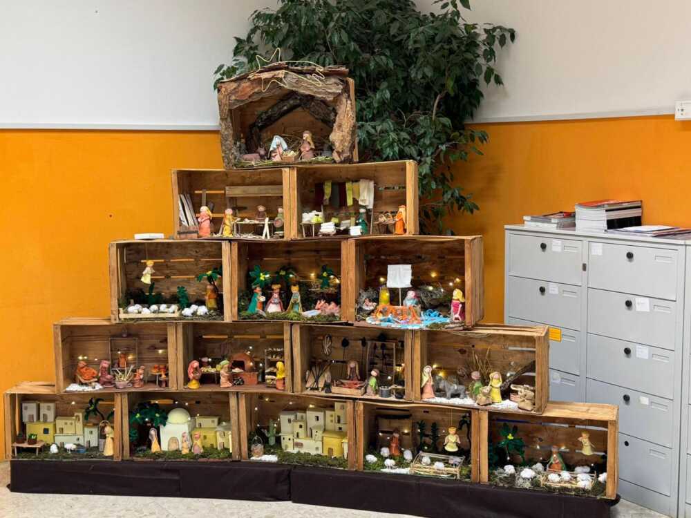 presepe scuola manziana