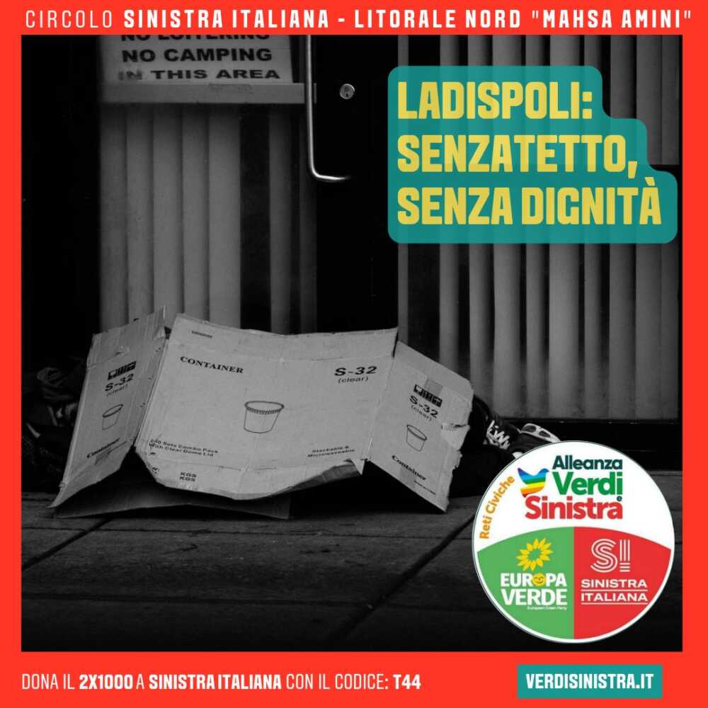 si ladispoli senzatetto clochard si ladispoli senzatetto clochard