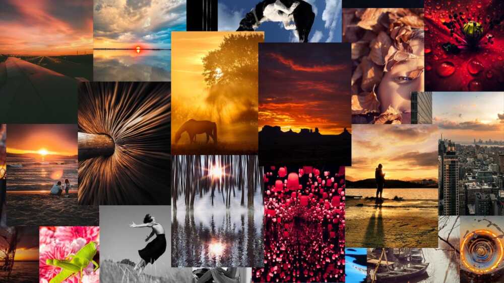 Positive Photo Collage Desktop Wallpaper - 2