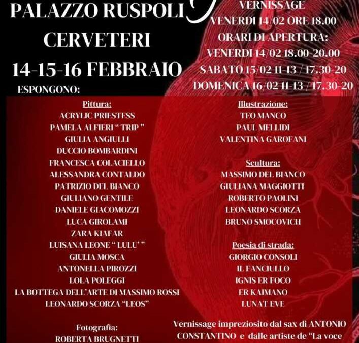 “LoveArt”: Cerveteri celebra San Valentino con l’arte