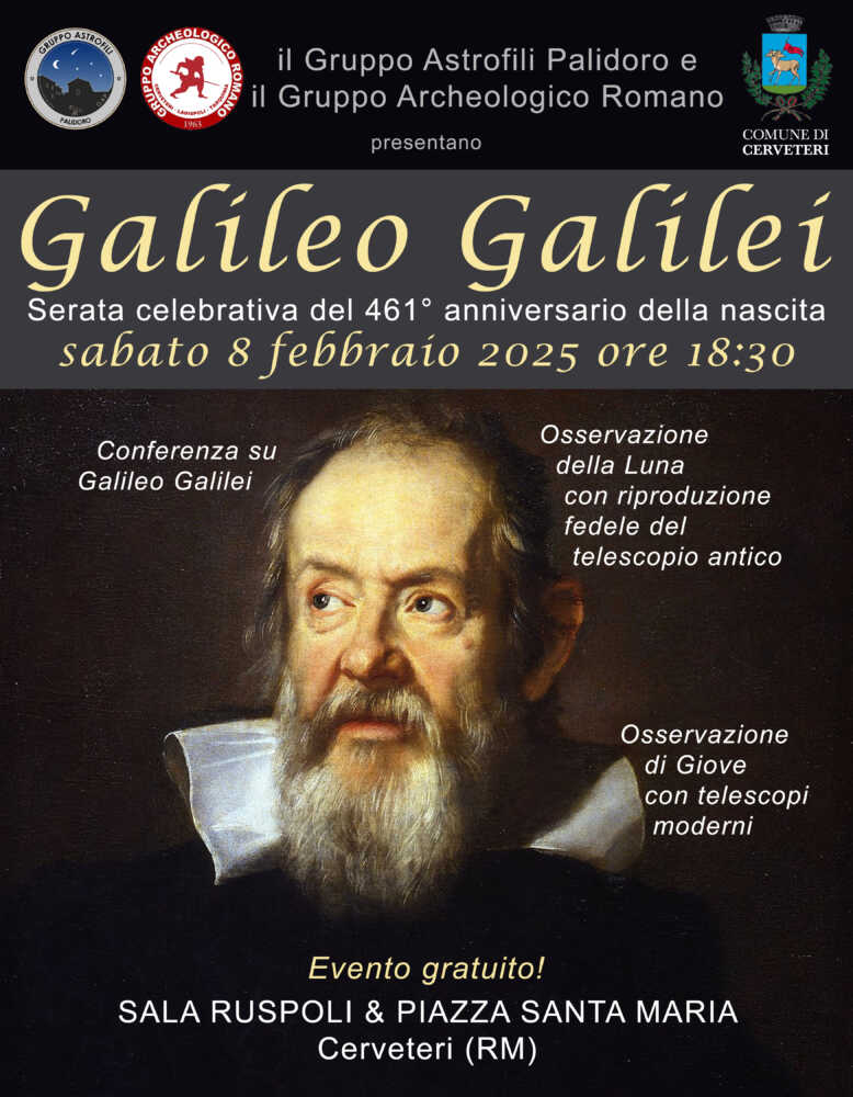 Locandina evento Galileo Galilei