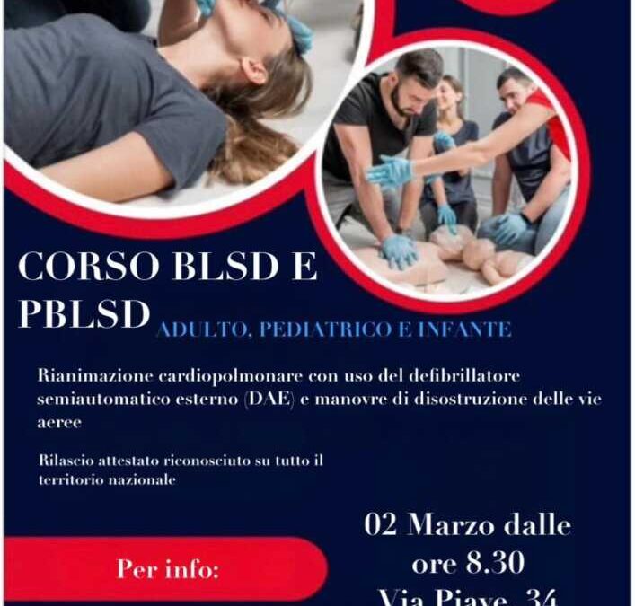 Poche manovre per salvare una vita: a Cerveteri corso Blsd e Plsd