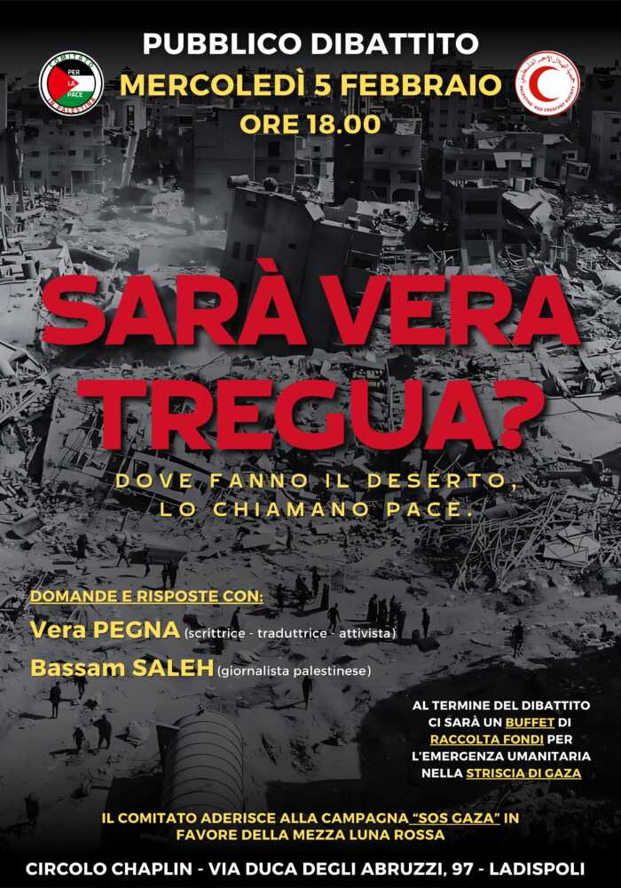 dibattito palestina ladispoli