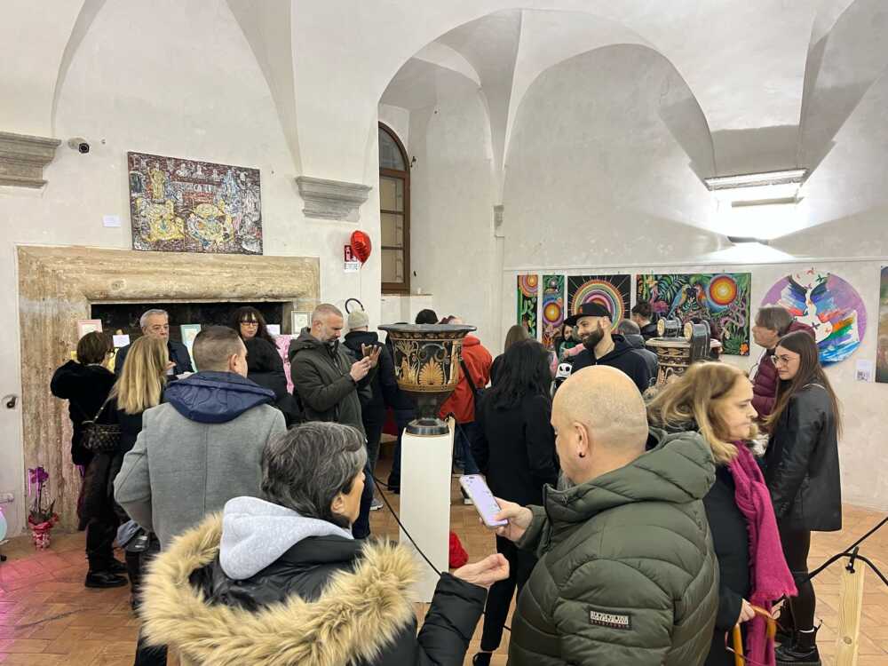 vernissage di LoveArt, l’evento curato da Luisana Leone in Sala Ruspoli a Cerveteri