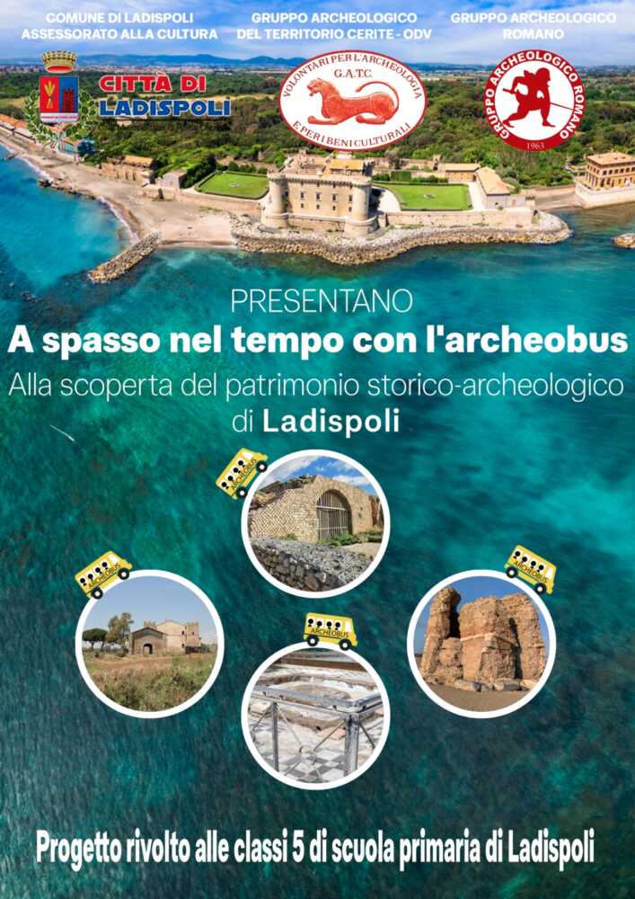 A Ladispoli dal 12 marzo torna A Spasso nel Tempo con l’Archeobus A Ladispoli dal 12 marzo torna A Spasso nel Tempo con l'Archeobus