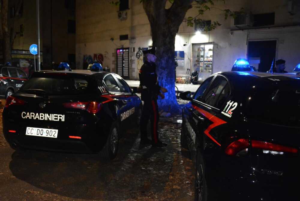 CASILINA – I Carabinieri intervenuti CASILINA - I Carabinieri intervenuti