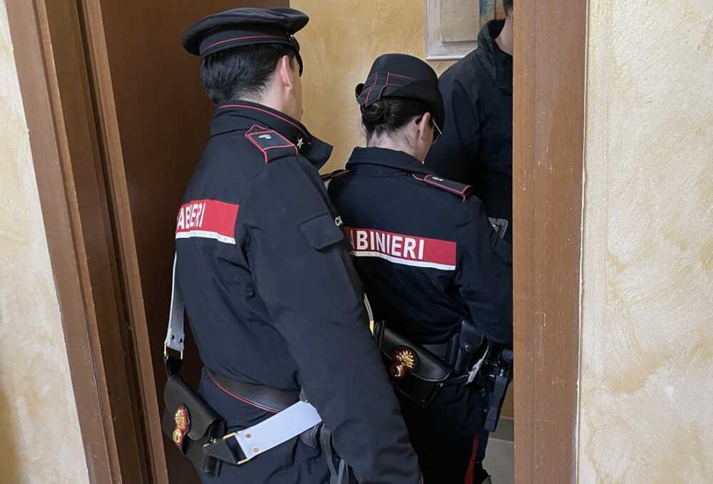 MONTESACRO - L'intervento dei Carabinieri