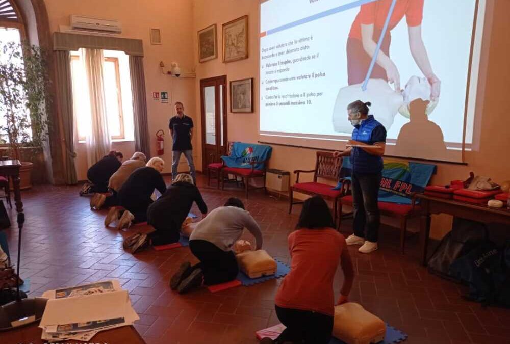 Nuovo corso blsd della Uil, stavolta a Bracciano