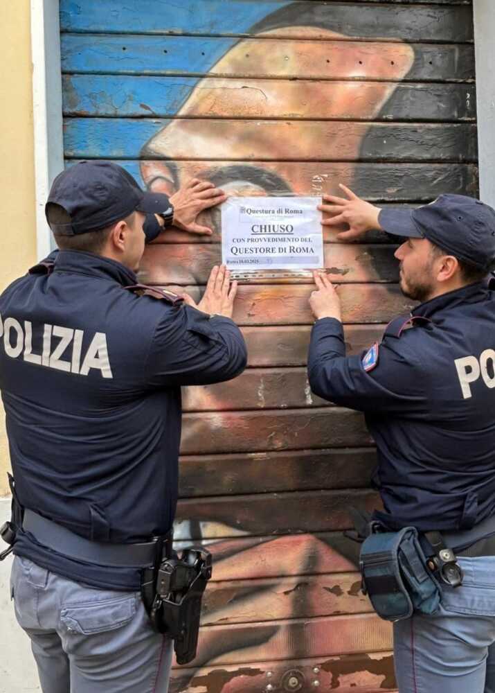 bar chiuso polizia sigilli torpignattara bar chiuso polizia sigilli torpignattara