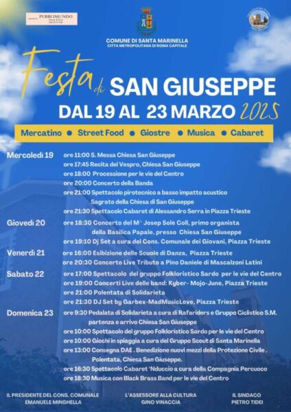 conferenza stampa san giuseppe santa marinella programma
