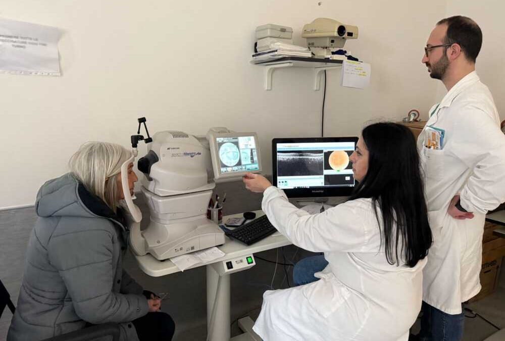 Giornata del Glaucoma a Civitavecchia: 60 test eseguiti, 6 utenti presi in carico dall’Oculistica del San Paolo