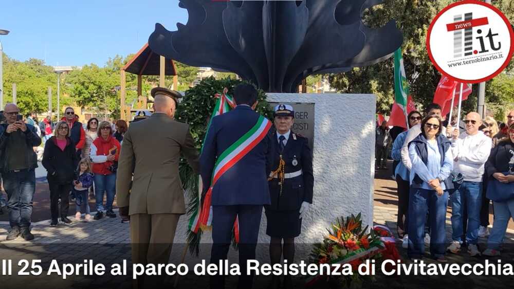 Liberazione 2025 parco resistenza civitavecchia 25 aprile